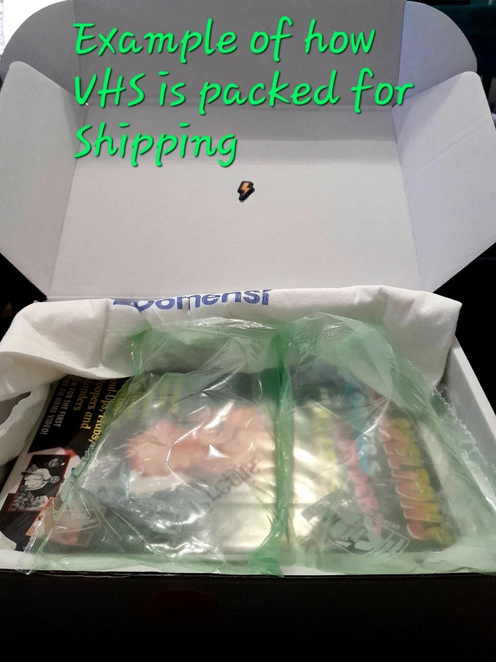 Disney Pixar Monsters Inc. VHS Tape Classic Animated Movie Great Condition Blue - Image 4 of 4