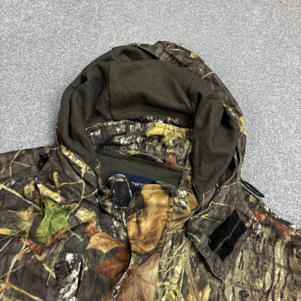 RealTree Jacket Adult 2XL XXL Brown Workwear Camo Lined Hunting Coat Hood Men - Image 3 of 4