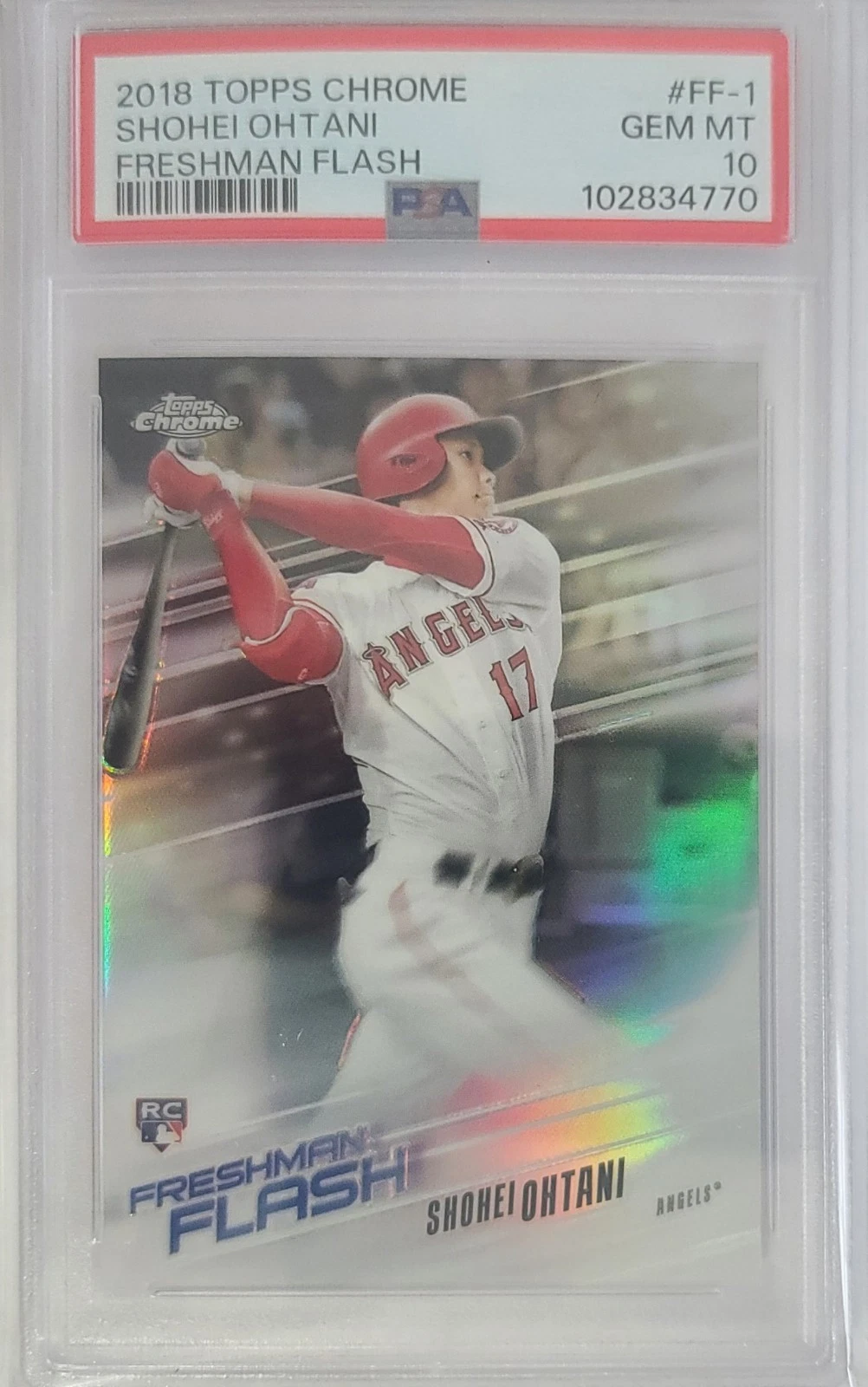 Shohei Ohtani trading card