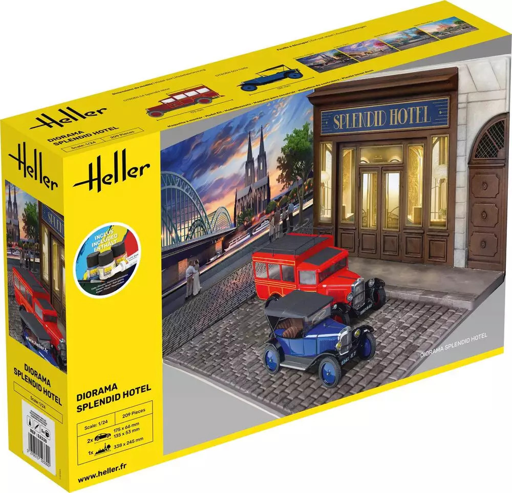 Kit maquette Citroen C4 Heller 1/24 pour weekend créatif en famille