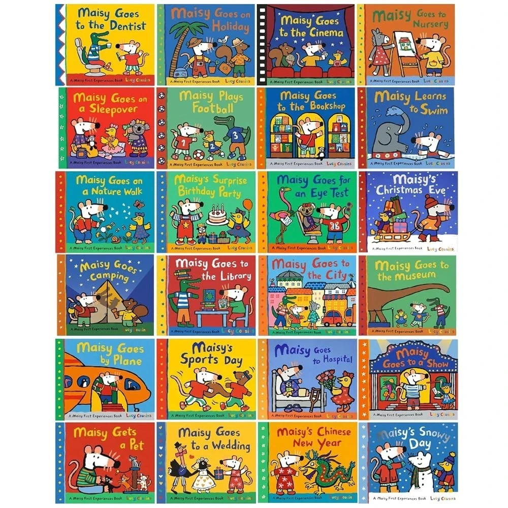 Maisy Mouse First Experiences 24 Books Collection Set by Lucy Cousins Snowy Day