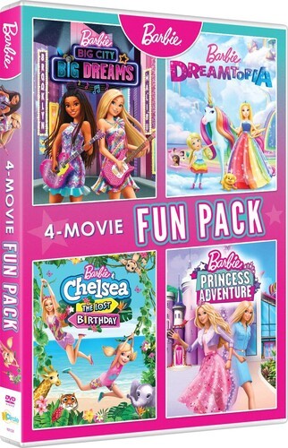 Barbie 4-Movie Fun Pack [New DVD] Ac-3/Dolby Digital, Widescreen