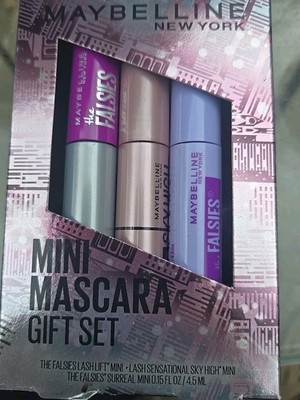 Maybelline Mascara 3 Pc Set Falsies Lash Lift, Sensational Sky High & Falsies ..