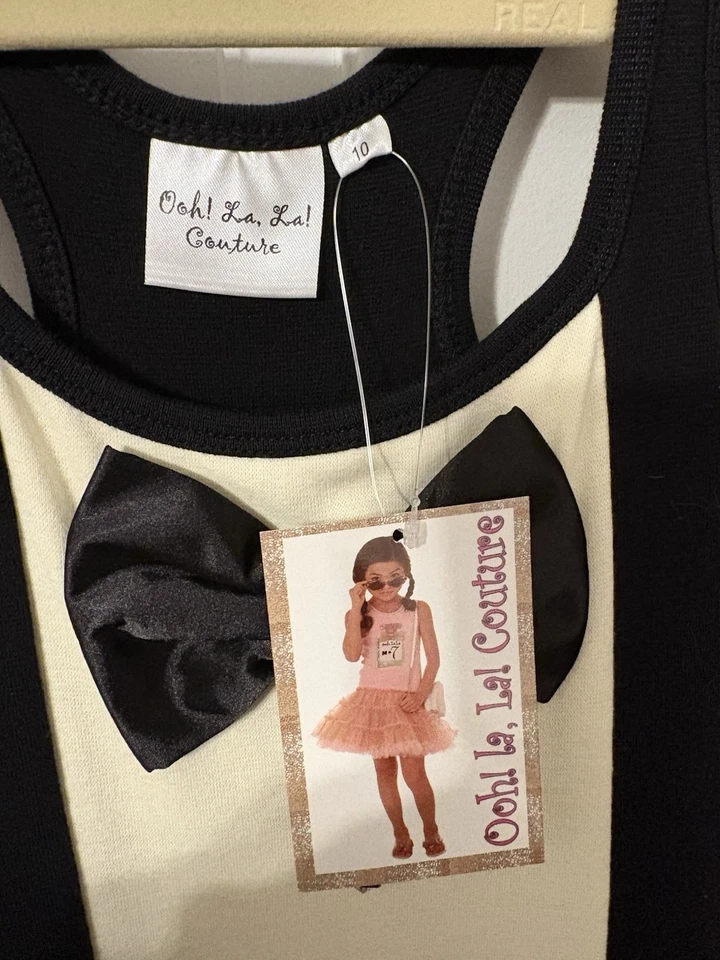 Vestido de esmoquin Ooh La La Couture para niñas talla 10 con falda de tul Foto 3 de 4