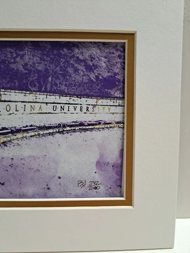 East Carolina University Photo With Golden Accents