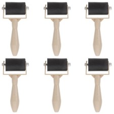 6 Pcs Printing Ink Roller Tool Set for Printmaking Primary School