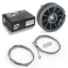 Fensterheber Reparatursatz Set Seilzug Rolle hinten links f&uuml;r MERCEDES CITAN 415
