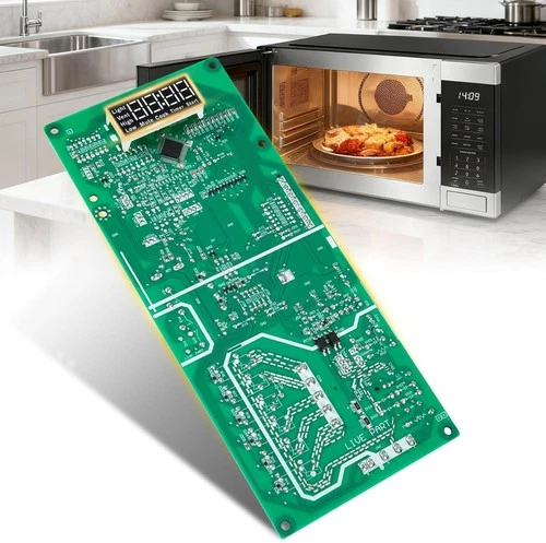 WB27X29801 Microwave Main Control Board w/White LED For GE Microwaves WB27X38153