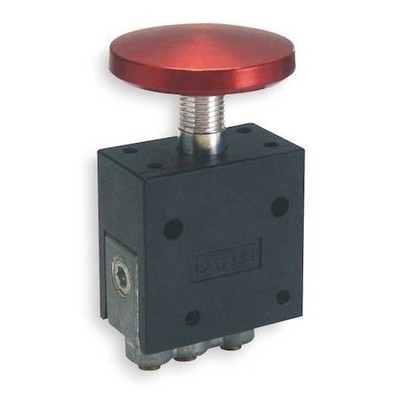 Aro 461-2 Manual Air Control Valve,3-Way,5/32 In