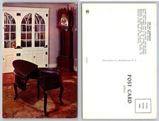 Aaron Burr Desk & Carpet Old Barracks Trenton NJ Vintage Postcard