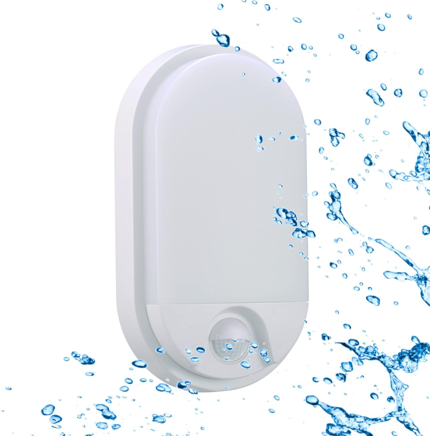 Plafoniera LED Basso Consumo 10W Sensore PIR IP54 - Risparmia Ora