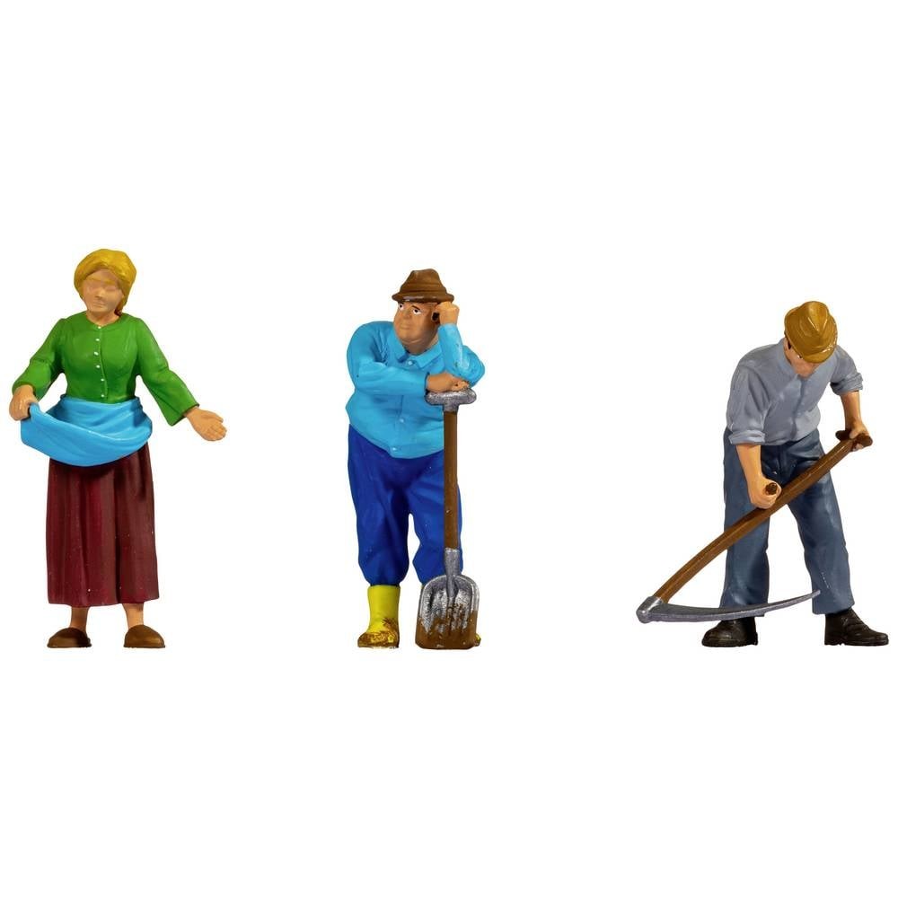 Agriculteurs peints echelle I NOCH 1 32 figurines pour diorama agricole
