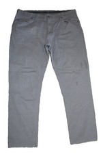 Member's Mark Mason Men's Pants Grey 40x32 Cotton Spandex Straight Fit
