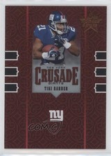 2005 Leaf Rookies & Stars Crusade Red 616/1250 Tiki Barber #C-24 g9j