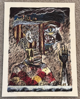 #ad #ad Dan Grzeca No Blind Spots Art Print 2006 Screen Print Poster S # Edition of 85 $125.00