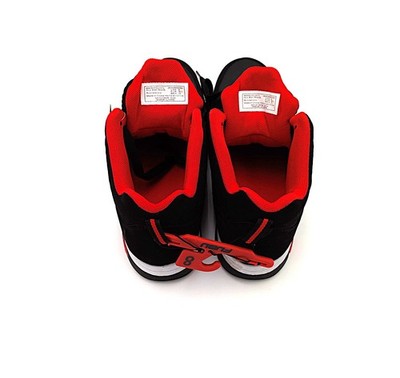 FUBU Black/Red Size 8 Sneakers - 90s Hip-Hop Icon! Minor Scuffs