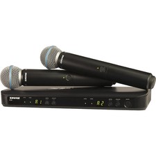 Shure BLX288/B58 Wireless Dual Vocal System 2 Beta 58A HH Transmitters Band H11
