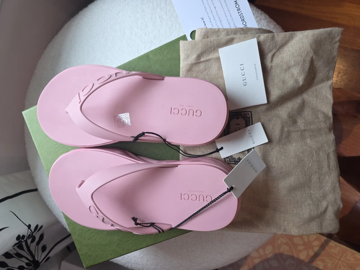 Gucci Flat (Under 1 in) Thong Sandals for Women for sale | eBay
