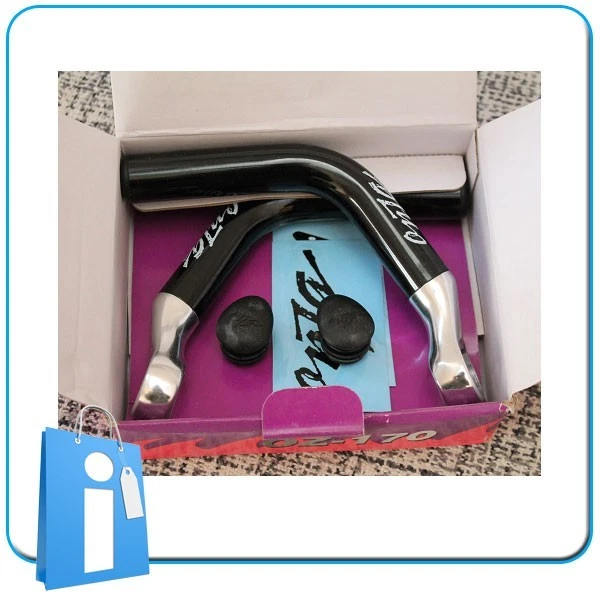 Paire de cornes de guidon vélo en aluminium