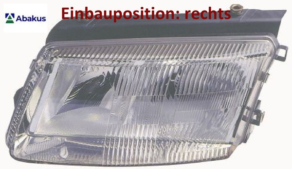 Abakus 441-1125L-LD-EM Hauptscheinwerfer Links Scheinwerfer FüR VW-image