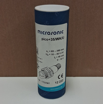microsonic pico+35/NWK/U Ultrasonic Proximity Sensor 0-10V DC Output