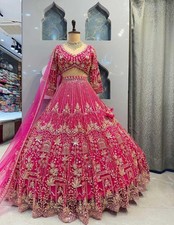 INDIAN BRIDAL LEHENGA CHOLI PARTY WEAR CHOLI LEHNGA BOLLYWOOD DESIGNER DRESS EID