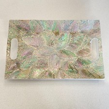 Tray Shell Inlaid Handmade
