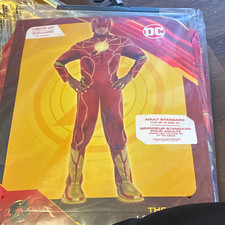 DC The Flash Lights Up Adult Standard Polyester Jumpsuit Costume w/ Headpiece