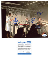 ‘Half Alive’ Full Band Signed 8x10 Photo 'Josh, Brett, & J. Tyler' ACOA