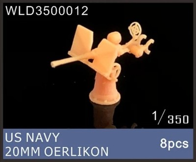 WULA MODELS WLD3500012 1/350 US NAVY 20MM OERLIKON MODEL KIT