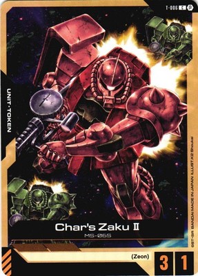 Char's Zaku II (Token) Common Edition Beta T-006 NM