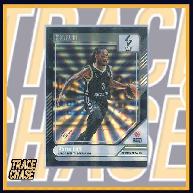 2024-25 Panini Donruss Euroleague Basketball Paris Lee Black Laser 1/1 #22