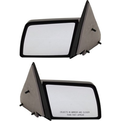 Mirrors Manual Glass Adjust For 88-99 Chevy K1500 88-99 C1500 LH RH Paintable