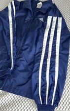 Vtg Adidas Tracksuit Mens Large Blue Pants And Jacket