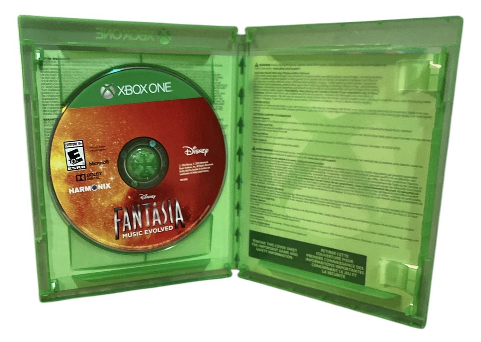 Fantasia: Music Evolved (Microsoft Xbox One, 2014) Game Tested Authentic Disney - Image 3 of 4