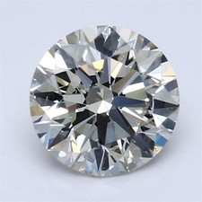 1.50 Carat Cert. GIA Round Natural Mined Diamond Loose J color SI2 clarity 3510.00 per carat