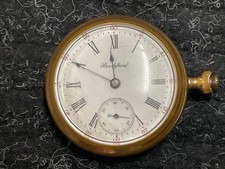 1908 Rockford 18 Size Grade 835 17 Jewel Sidewinder Pocket Watch