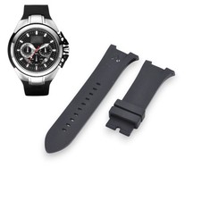 AX1042 30mm Black Rubber Strap For Armani Exchange