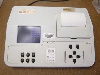 Maico MI 26 Tympanometer Impedance Audiometer - AS-IS