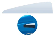 Kenworth T680 T880 Upper Sleeper Chop Top Window Trim Stainless Steel