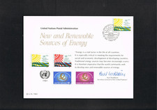 UNO - Karta pamiątkowa " Konferencja o nowym źródle energii " NY 29.5.1981 XXX
