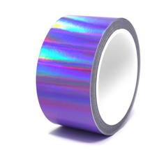 10M 50Mm Purple Hologram Decorative Strip for Cars and Motorcycles