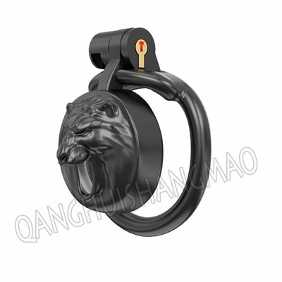 Resin Male Chastity Device Inverted Cage Men Lock Belt 5 Rings