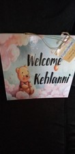 Personalized Wood Sign Welcome Baby 