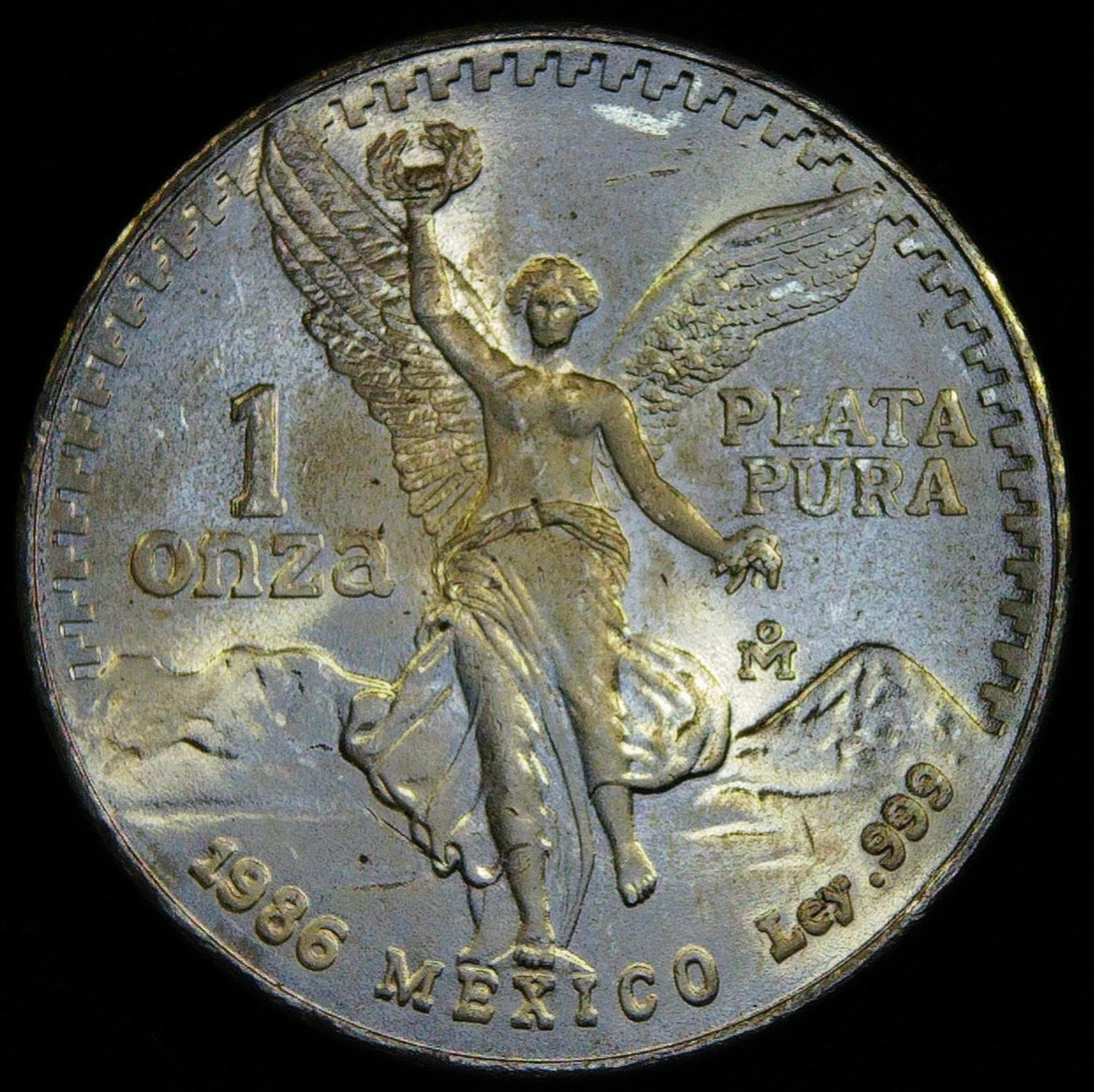 1986年 メキシコ リベルタッド銀貨 PCGS MS67 1オンス　高鑑定 1986 Silver Mexican Coins for sale | eBay