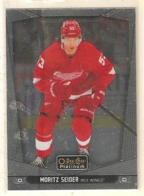 Moritz Seider 2024-25 OPC Platinum Base Card #22 Red Wings