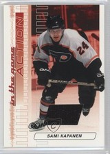 2003-04 ITG Action Game-Used Jerseys Ruby /500 Sami Kapanen #M-39 2a8