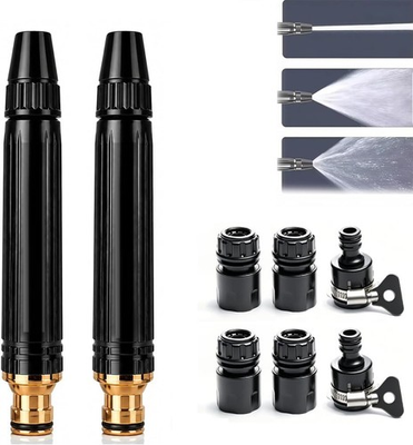 #ad 2sets Upgrade Home High Pressure Car Wash Water Gun High Pressure Hose Nozzle $19.99