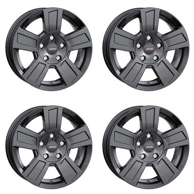 4 Autec Tigris Felgen 6,0x15 4x100 GRAP für Caravan / Anhänger (Trailer) Caravan