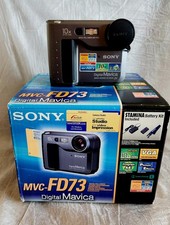 Sony Mavica MVC-FD73 Digital Camera New Never Used In Box with Accessories New